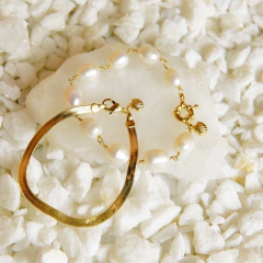 Imagem do Pulseira de Pérolas Handmade