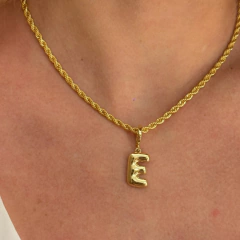 Pingente Click Letra Bubble - loja online