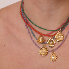 Choker Mini Jade Azul - comprar online