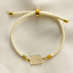 Pulseira Tecido Off White Madrepérola - comprar online