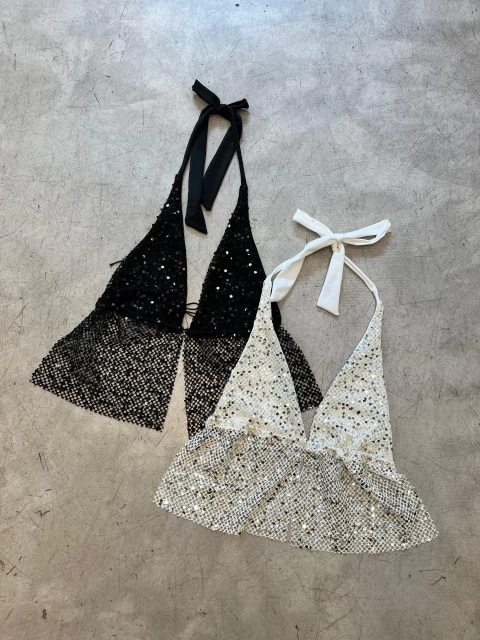 TOP HALTER LENTEJUELAS T11