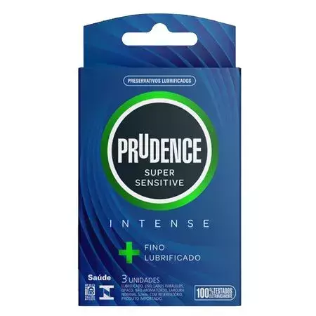 Preservativo Super Sensitive Intense com 3 unidades Prudence - comprar online