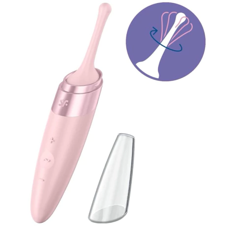 Satisfyer Twirling Delight Vibrador Clitoriano Rosa - comprar online
