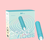 Caixa do produto Good Vibes Only Bullet Wellness com vibrador azul e 10 modos de vibração.