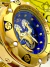 1• linha A+ hibridy venon bolt - vidro cristal - data/hora - /dourado/azul - comprar online