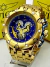 1• linha A+ hibridy venon bolt - vidro cristal - data/hora - /dourado/azul na internet