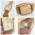 Modelo Apple iPhone Maçã - Aço inoxidável - Vidro cristal - Calendairo funcional - dourado/dourado - loja online