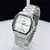 PRO - modelo Primeira Linha retro - ASP168P - prata e branco - Pulseira de aço - alarm cod30 na internet