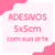 Adesivo 5x5cm | Redondo ♡ Com sua arte