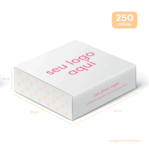 Caixinha para semijoias ♡ 10x10x4cm (250und.)