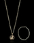 Cordão e Pulseira Escama 2mm + Pingente de Brinde Banhado a Prata