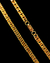 Cordão Grummet 9mm (70cm) + Pingente de Brinde - Ouro - Meira 18k Joias - Correntes Masculinas Banhadas a Ouro e Moeda Antiga
