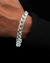 Pulseira Escama 10mm - Banhada a Prata