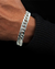 Pulseira Grummet 10mm - Banhada a Prata
