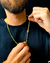 Cordão Tijolinho 5mm - 65cm - Moeda Antiga - Meira 18k Joias - Correntes Masculinas Banhadas a Ouro e Moeda Antiga