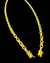 Corrente Cadeado Duplo 7mm (65cm) - Moeda Antiga - Meira 18k Joias - Correntes Masculinas Banhadas a Ouro e Moeda Antiga