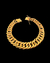 Cordão e Pulseira Grummet 15mm/65cm + Pingente São Jorge - Moeda Antiga - Meira 18k Joias - Correntes Masculinas Banhadas a Ouro e Moeda Antiga