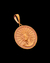 Pingente Medalha Face Cravejado - Moeda Antiga