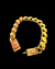 Pulseira Frizo S 12mm - Moeda Antiga - Meira 18k Joias - Correntes Masculinas Banhadas a Ouro e Moeda Antiga