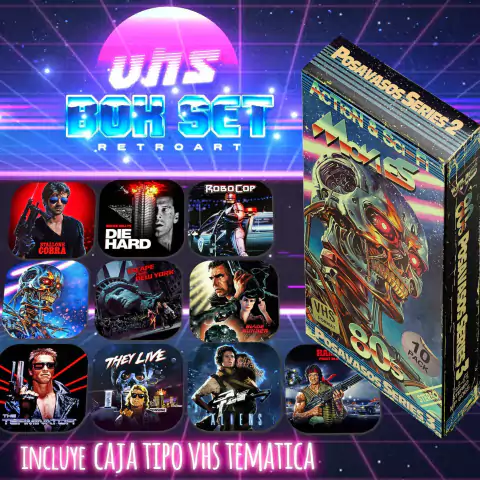 VHS BOX SET Action Movies 80´s - comprar online