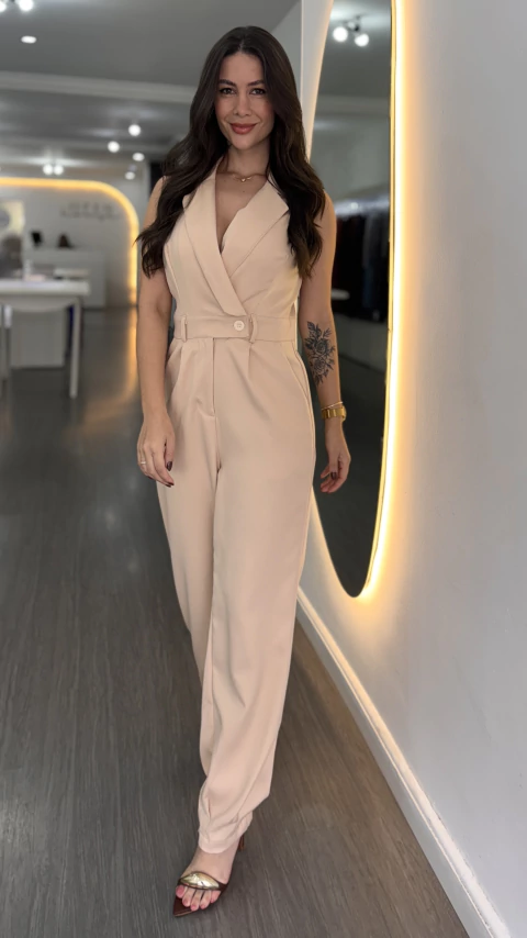 Macacão Nobreza Nude - comprar online