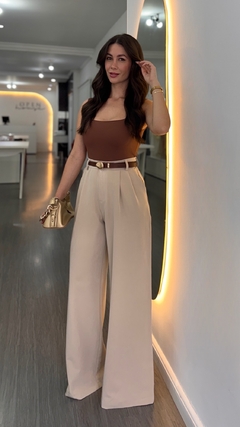 Calça Pantalona Atenas Nude - comprar online