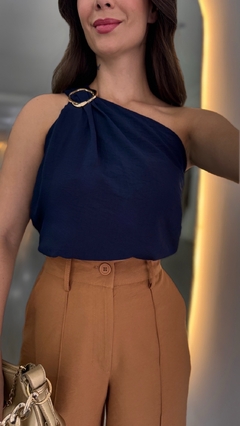 Blusa Lira Azul Marinho - comprar online