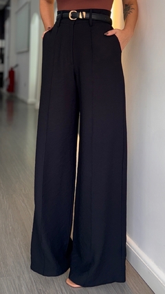 Calça Pantalona Mia Fiori Preto na internet