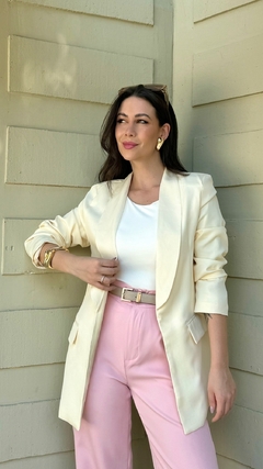 Blazer Alfaiataria Magic Creme