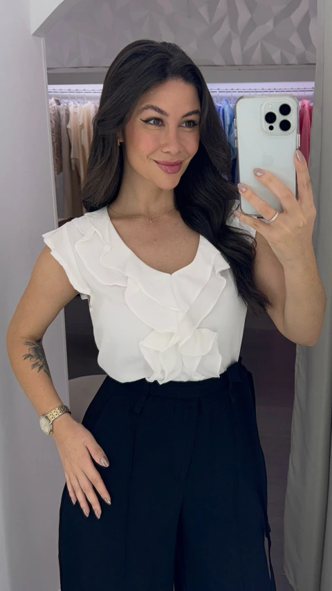 Blusa Nona Boho Branco - comprar online