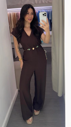 Macacão Colim Marrom - comprar online