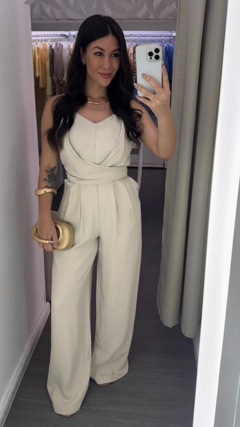 Macacão Vênus Creme - comprar online