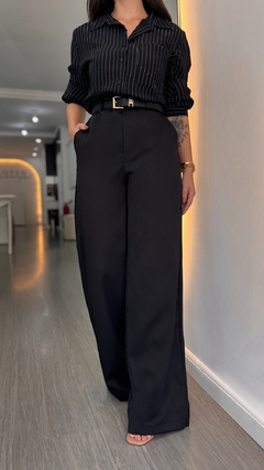 Calça Pantalona Tula Preto - Open House