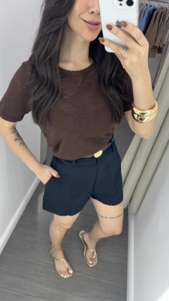 Blusa Basic Nena - Marrom - comprar online
