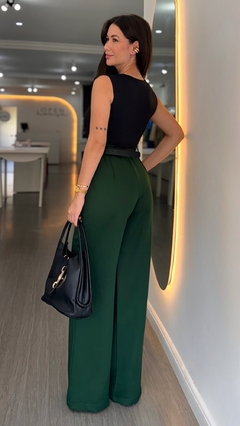 Calça Pantalona Tula Verde - Open House
