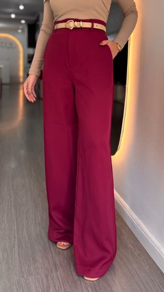 Calça Pantalona Tula Cereja - comprar online