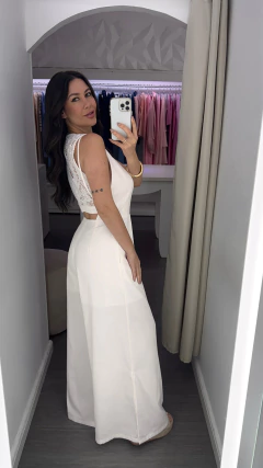 Macacão Luna Branco - comprar online