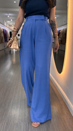 Calça Linho Zelo Azul Celeste - comprar online