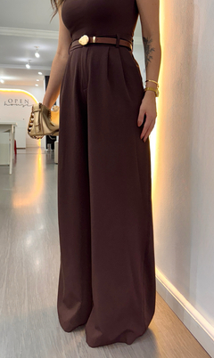 Calça Alfaiataria Atenas Marrom - comprar online