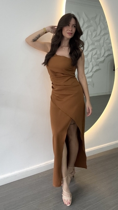Vestido Elegance Caramelo - comprar online