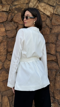 Blazer Alfaiataria Loba White - Open House
