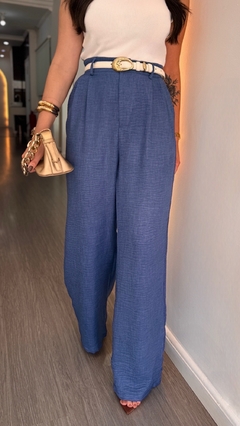Calça Pantalona Korel Azul - comprar online