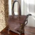 Cartera LUNA con tachas chocolate - comprar online
