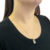 Colar nossa senhora aparecida cravejado banhado a ouro 18k - comprar online