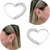 Piercing daith coração cravejado prata legitima escolha lado