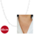 Corrente elos de coração prata 45cm banhado moda delicada - comprar online