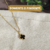 Pingente Trevo Ouro 18k Preto Modelo Virginia Banhado Moda - loja online