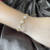 Pulseira Trevo Ouro 18k Madrepérola Modelo Virginia Banhado na internet