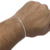 Pulseira Grumet Masculina 2mm Prata 925 19cm Legítima homem - comprar online