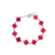 Pulseira Trevos Vermelho Prata 925 Modelo Virginia Banhado na internet